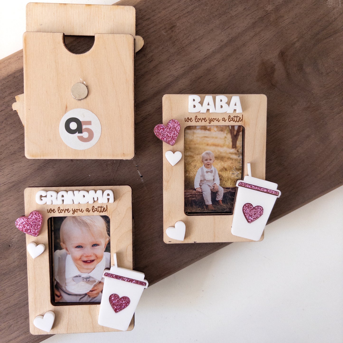 Love You Latte - Picture Holder Magnet