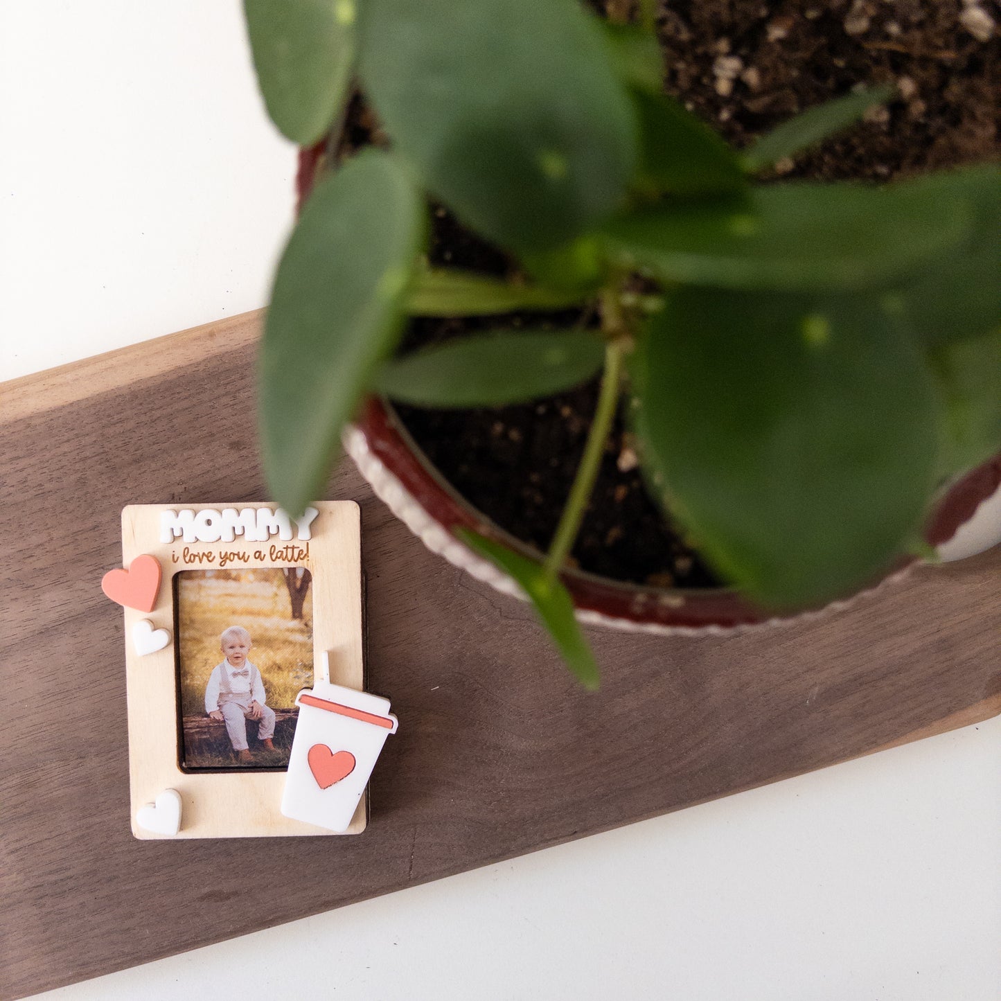 Love You Latte - Picture Holder Magnet