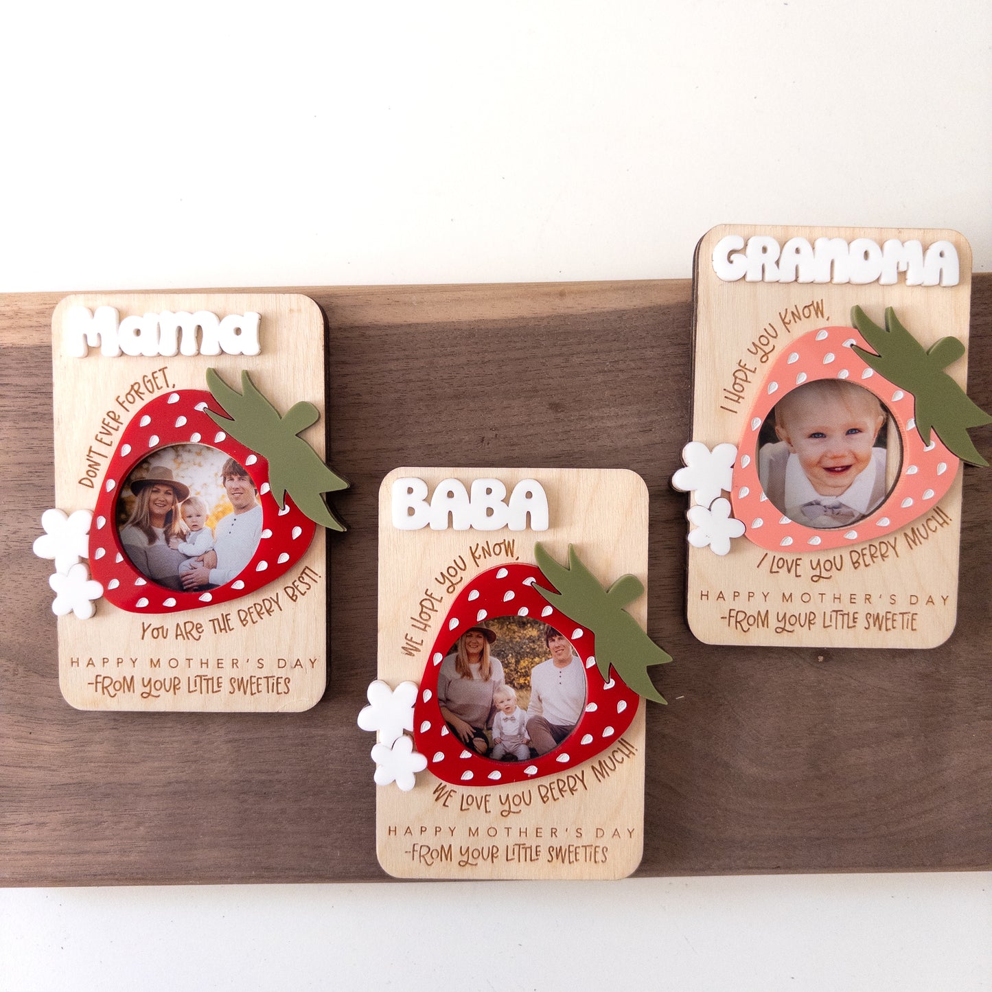Strawberry Picture Frame Magnet