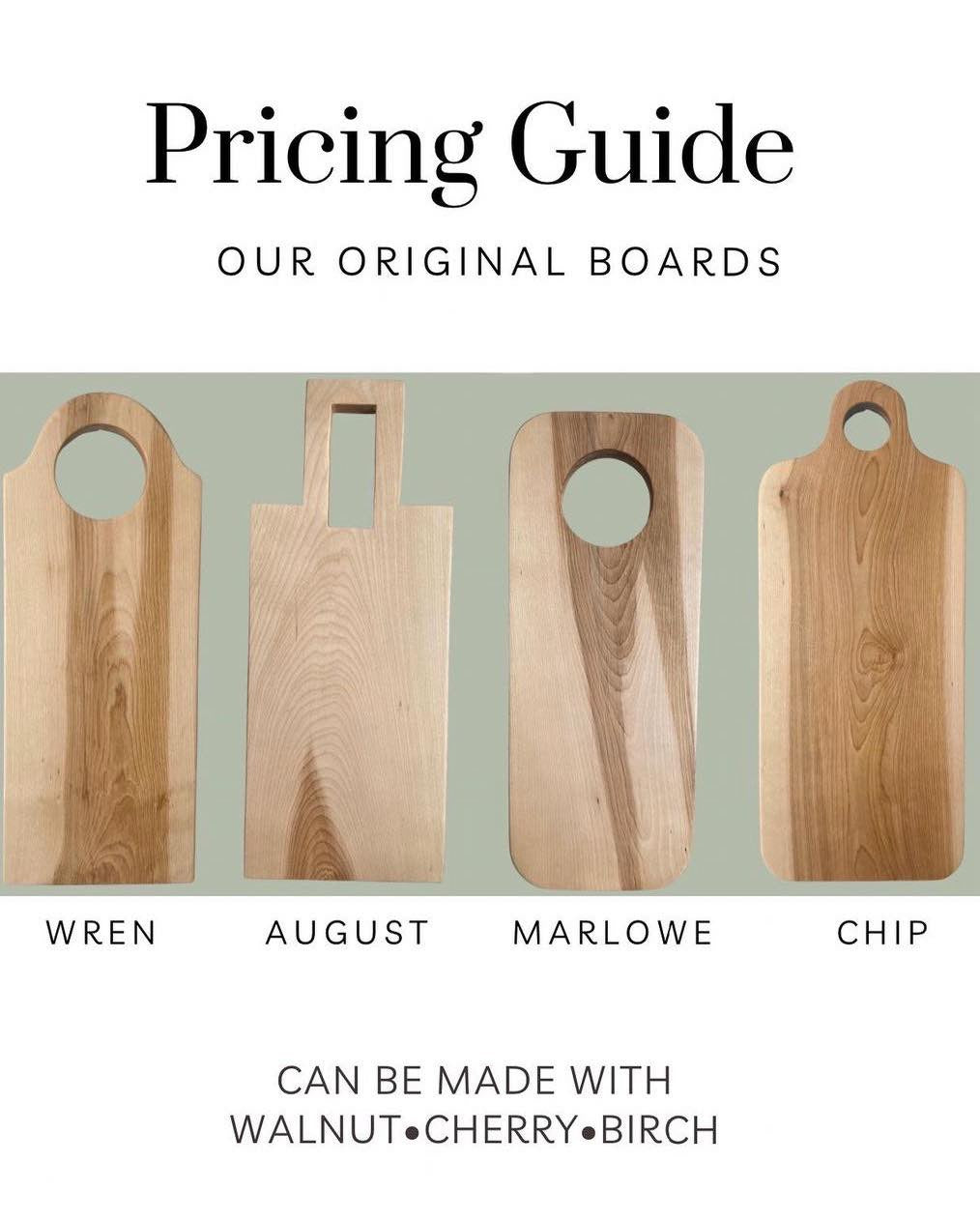 Custom Cutting Board