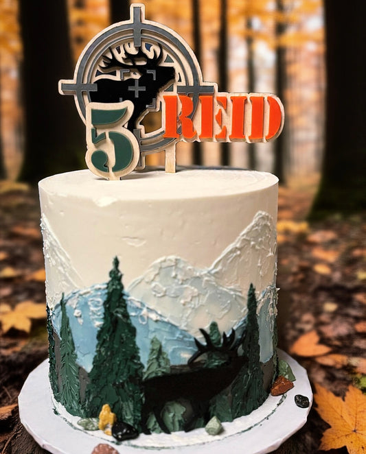 Buckhunter Cake Topper