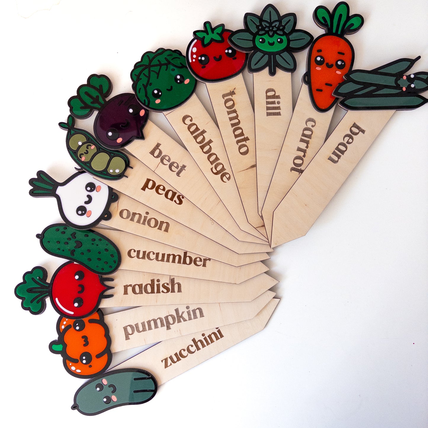 Vegetable Markers - Animated
