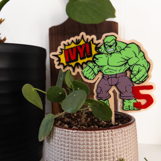 Incredible Hulk Cake Topper