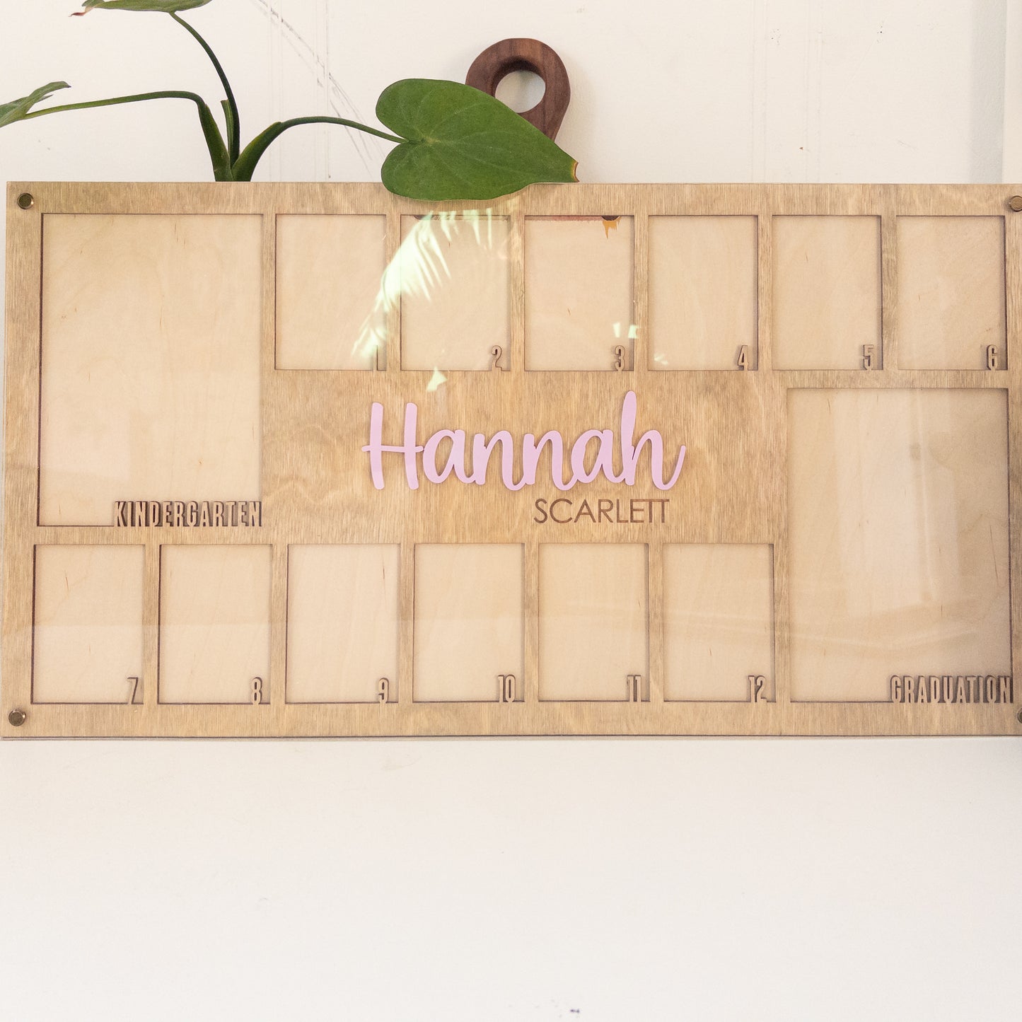 School Years Picture Wood Frame