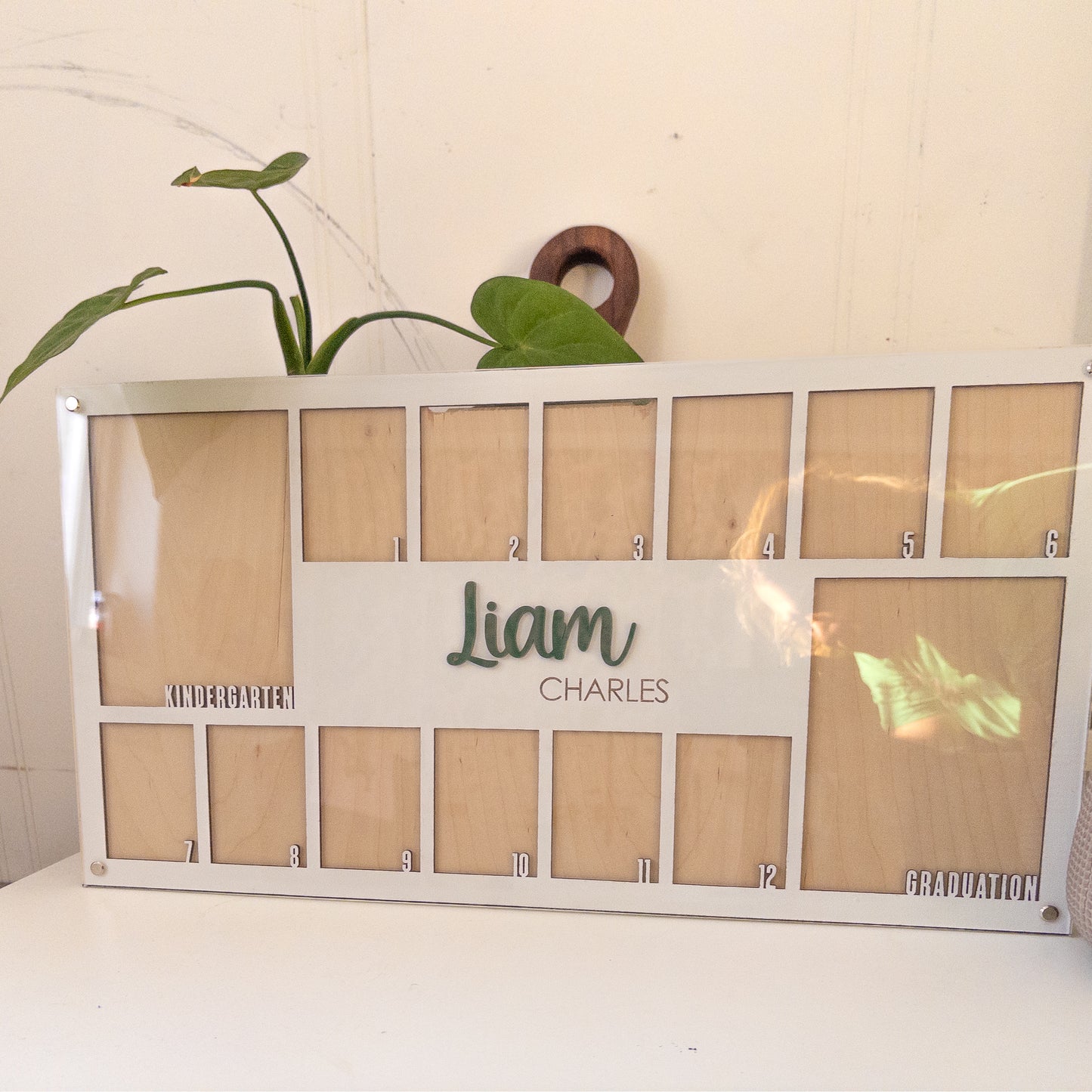 School Years Picture Wood Frame