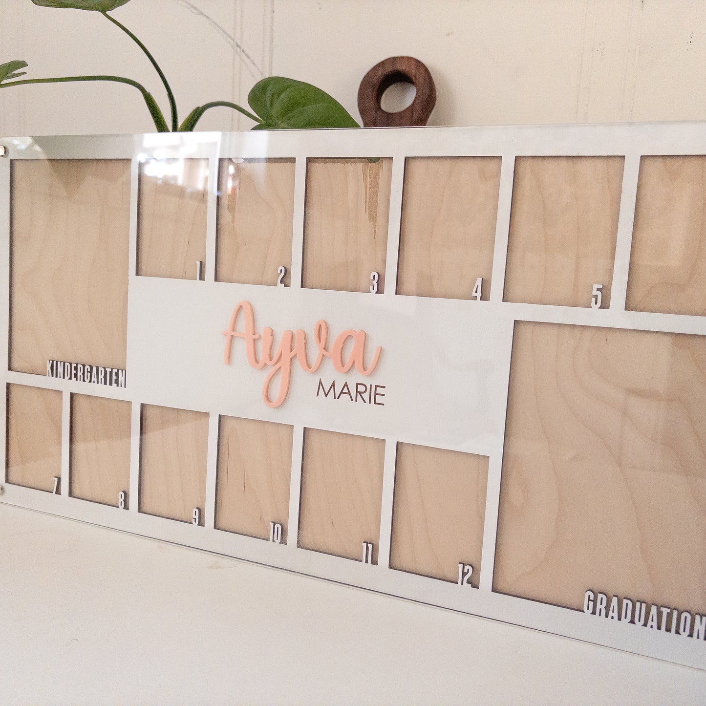 School Years Picture Wood Frame