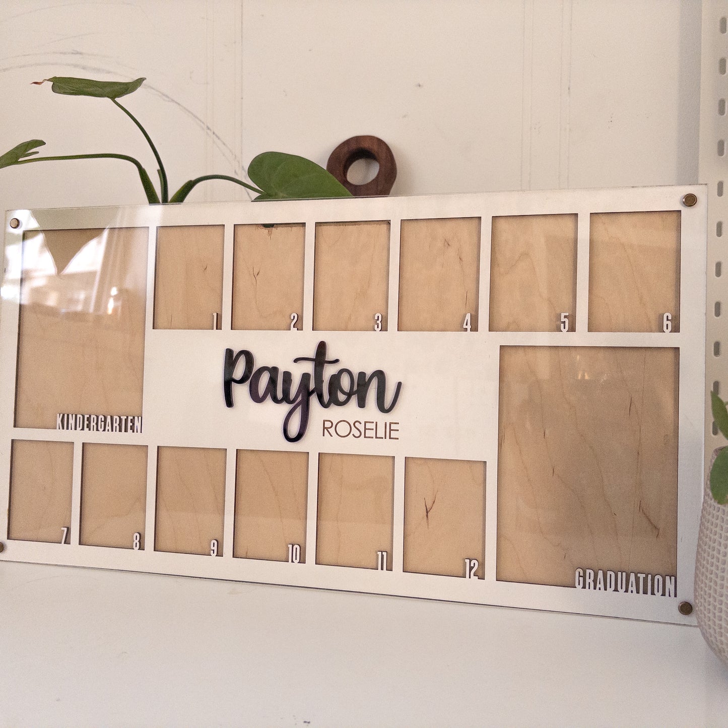 School Years Picture Wood Frame