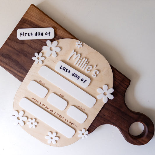 Daisies Back to School Boards