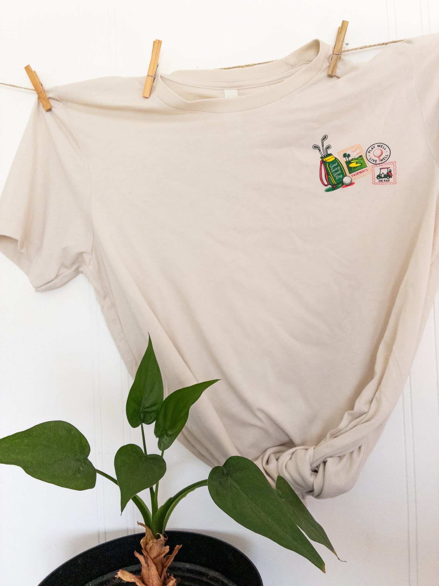 Unisex Tee Times + Good Vibes Tee